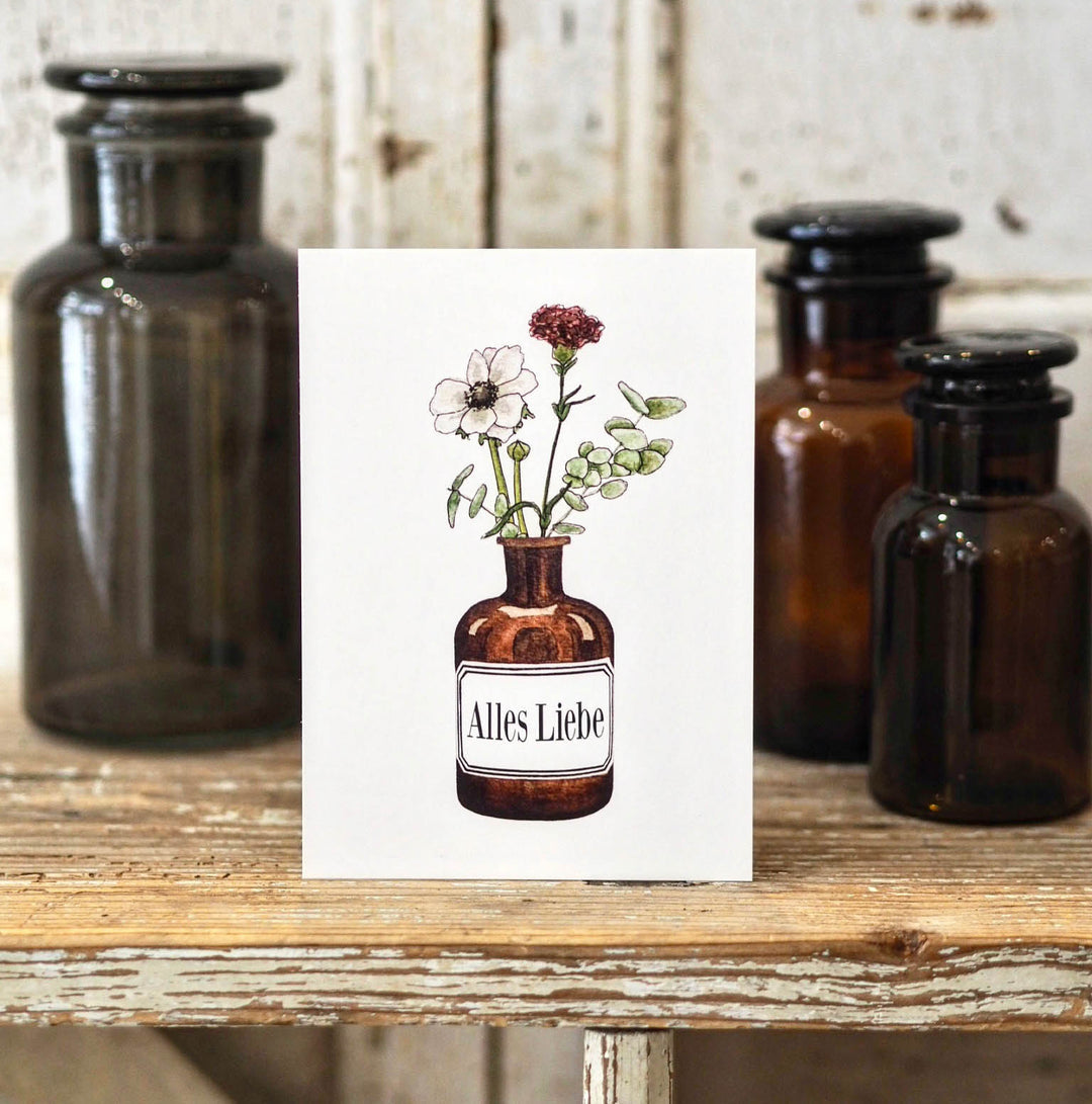 Postkarte ALLES LIEBE