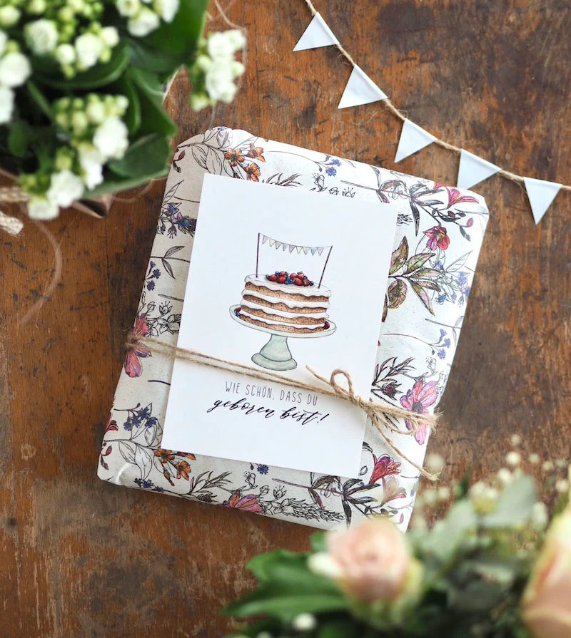 Postkarte GEBURTSTAGSTORTE