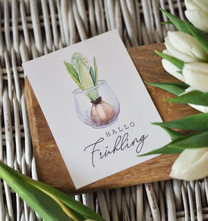 Postkarte HALLO FRÜHLING