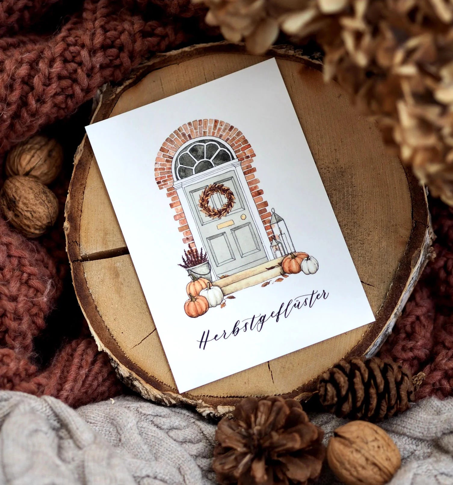 Postkarte HERBSTGEFLÜSTER