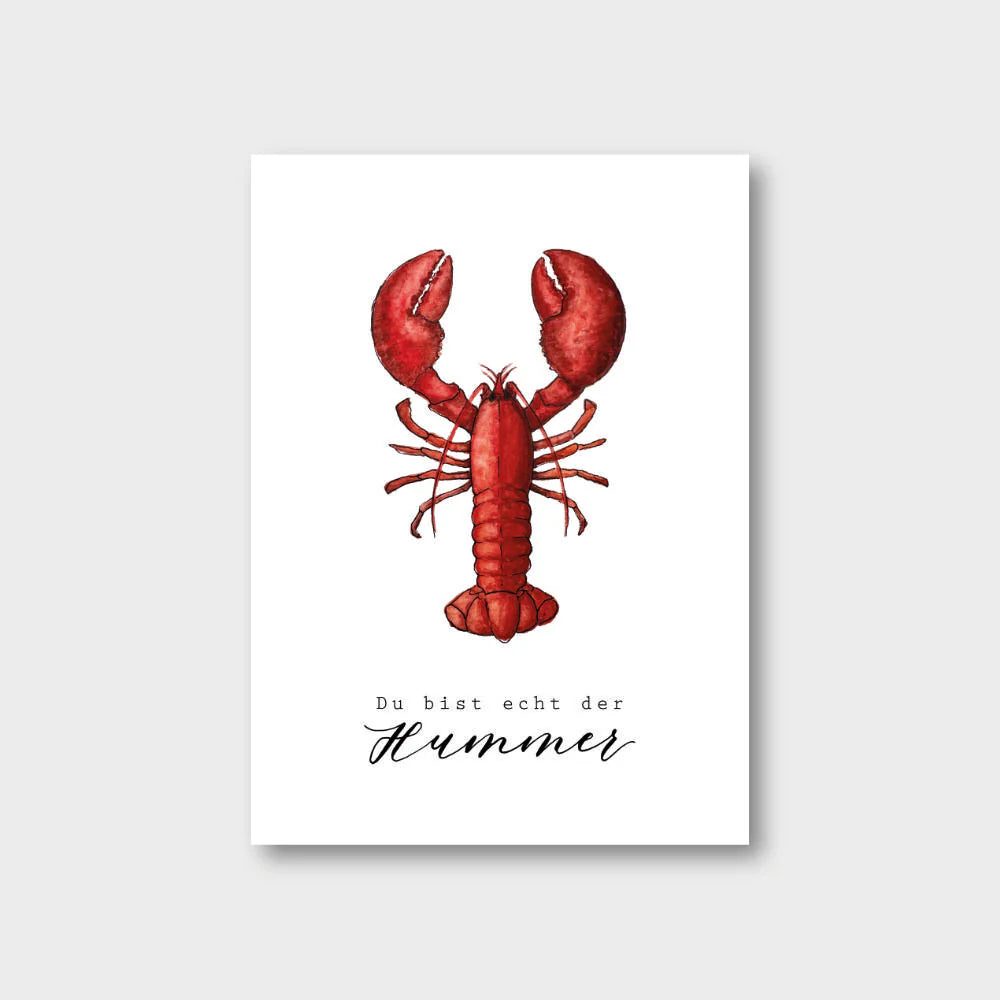Postkarte HUMMER