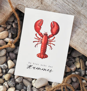 Postkarte HUMMER