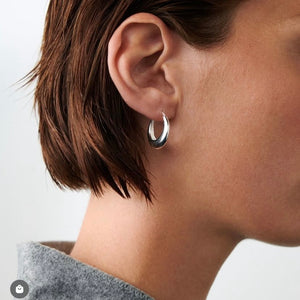 Ohrringe ATLAS | Silber 20 mm