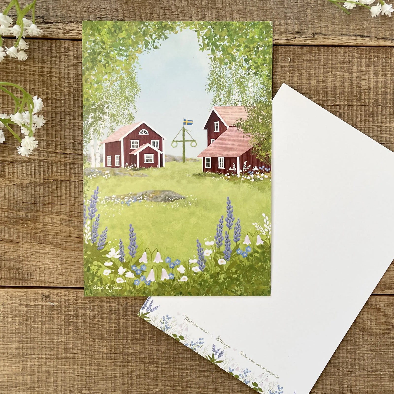 Grosse Postkarte | Midsommar