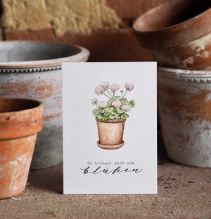 Postkarte GERANIE