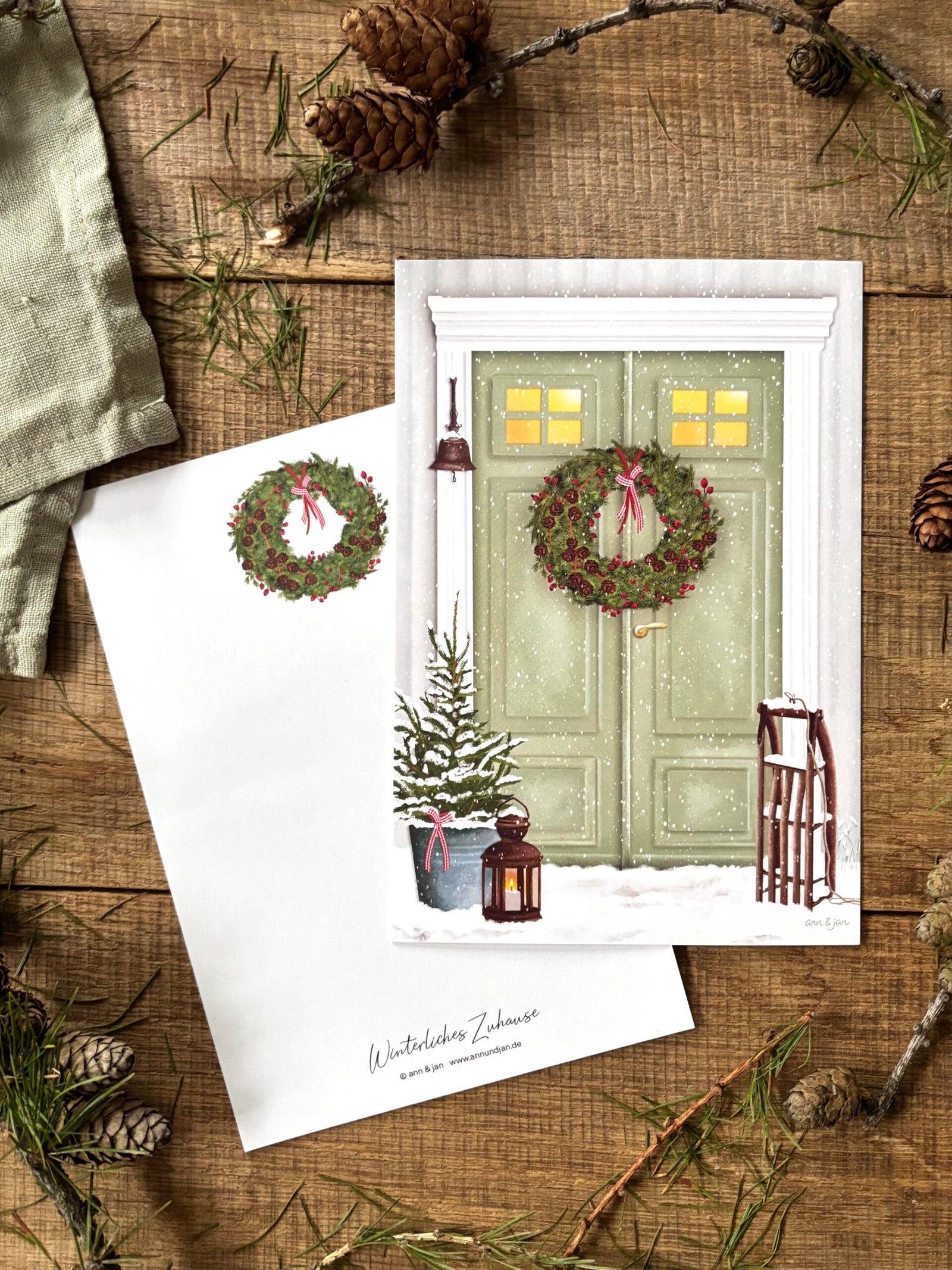 Grosse Postkarte | Zuhause