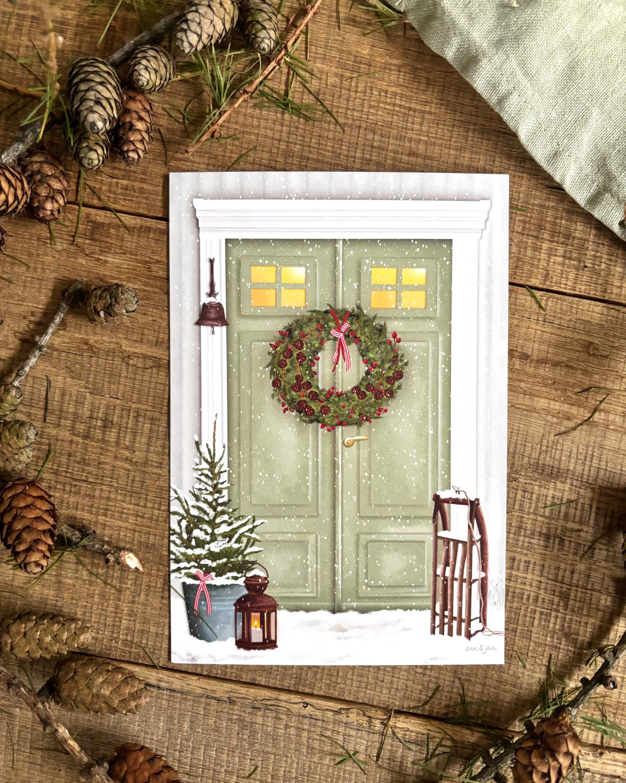 Grosse Postkarte | Zuhause