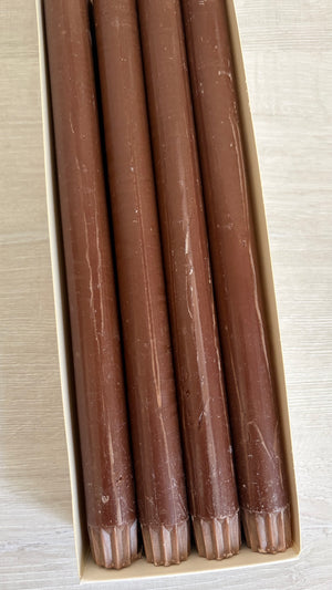 Kerzen HAZEL | 8- er Set (Rustikal - gefällt nicht jedem, siehe letztes Bild)