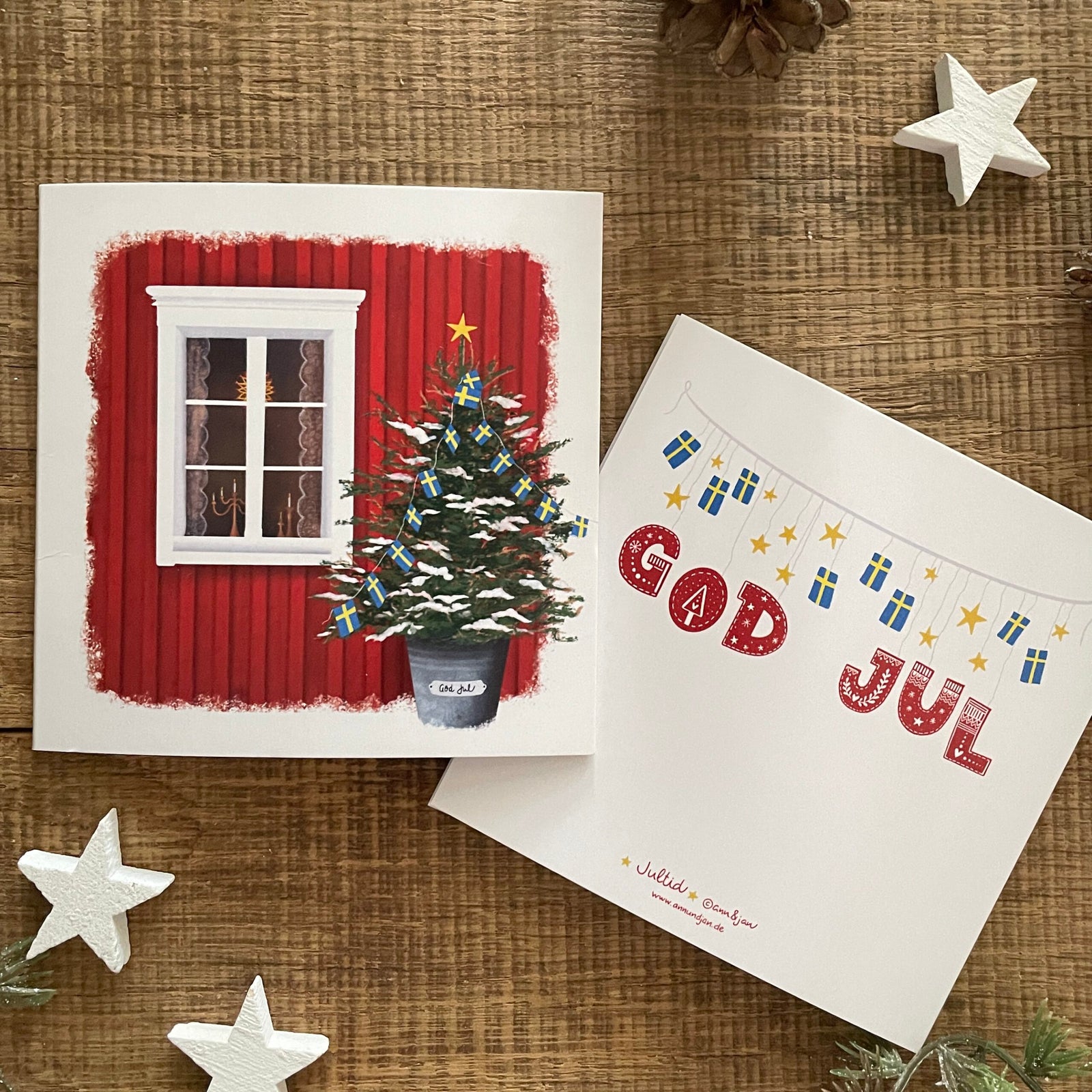 Klappkarte mit Umschlag | Jultid