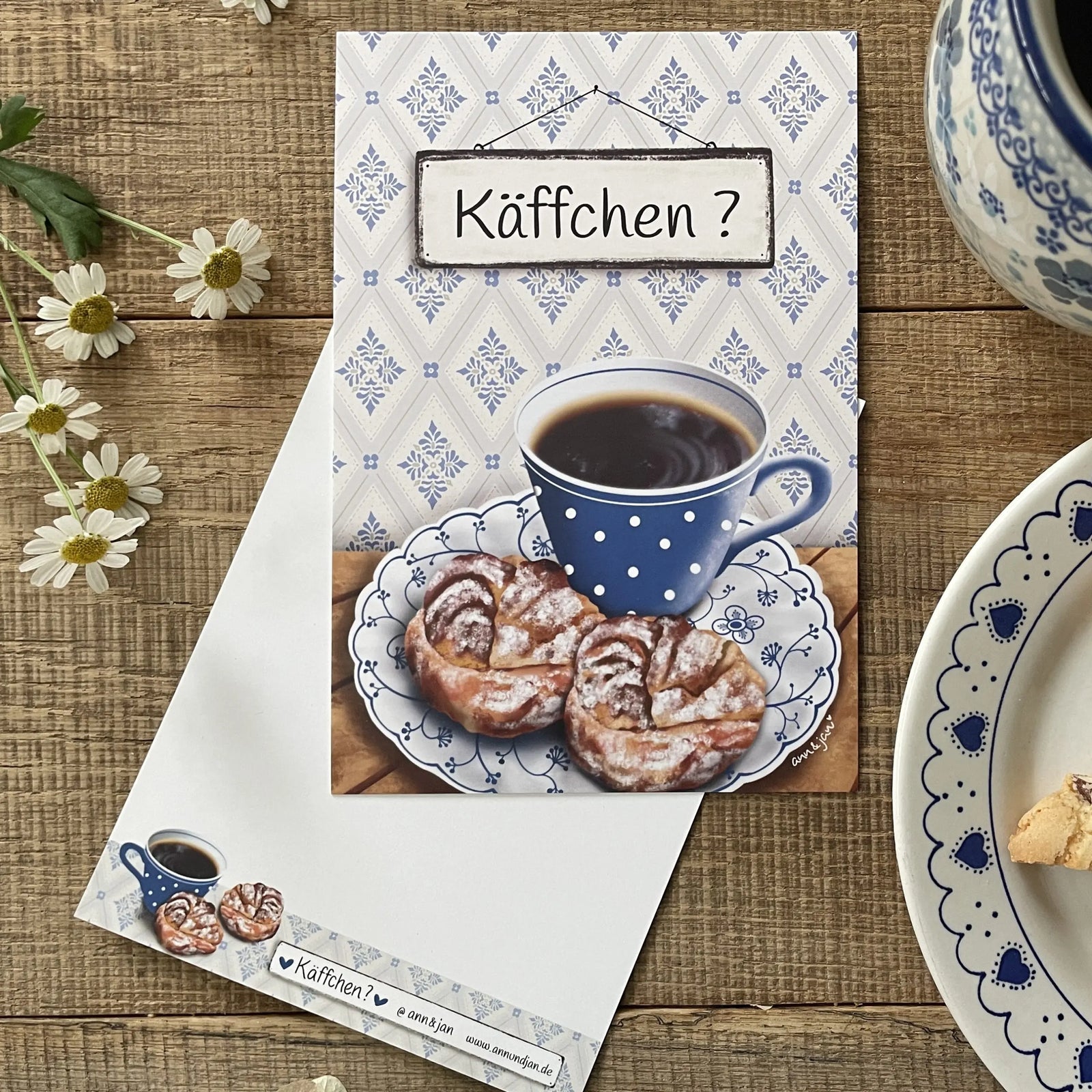 Grosse Postkarte | Käffchen?