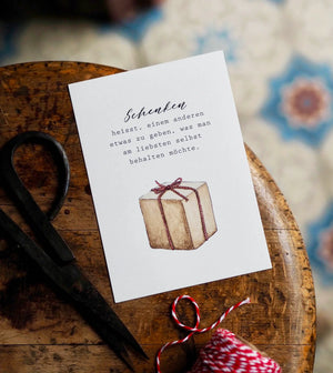 Postkarte SCHENKEN