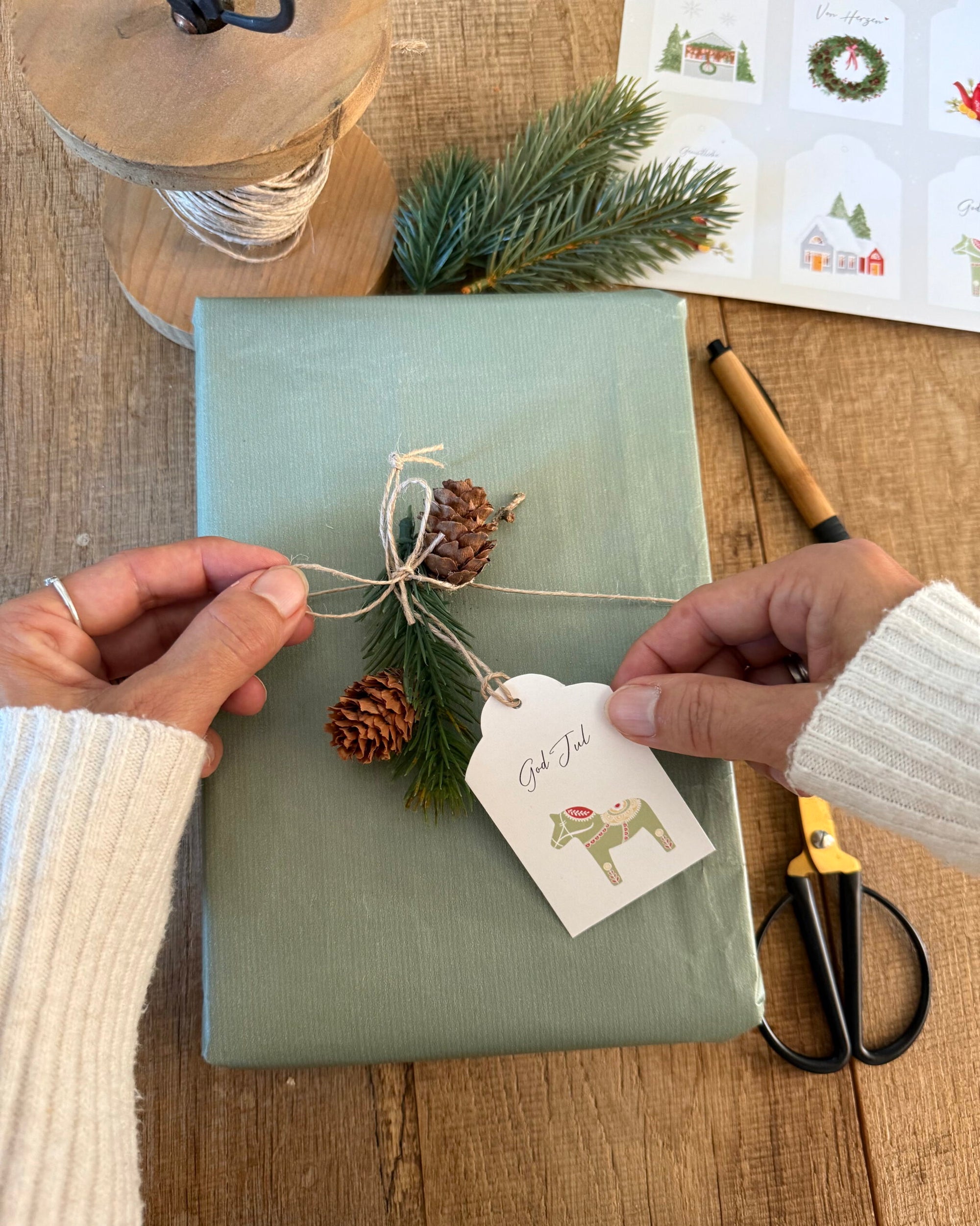 Geschenkanhänger | Weihnachtszauber 9 Stk.