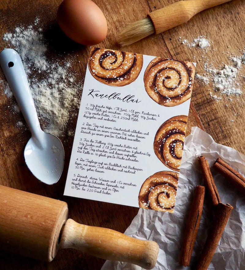 Postkarte KANELBULLAR