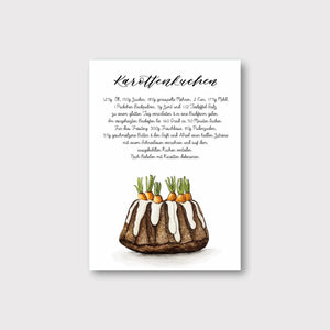 Postkarte KAROTTENKUCHEN