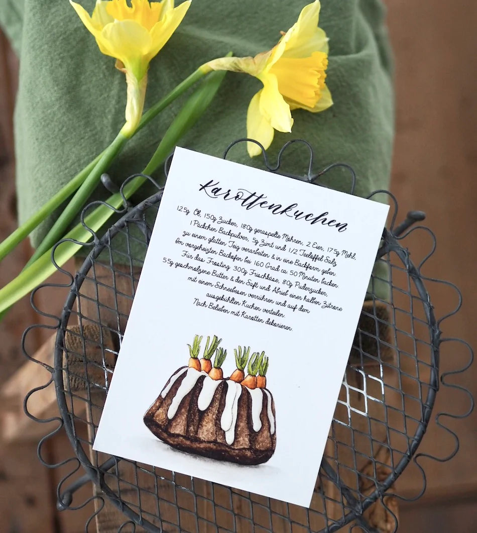 Postkarte KAROTTENKUCHEN