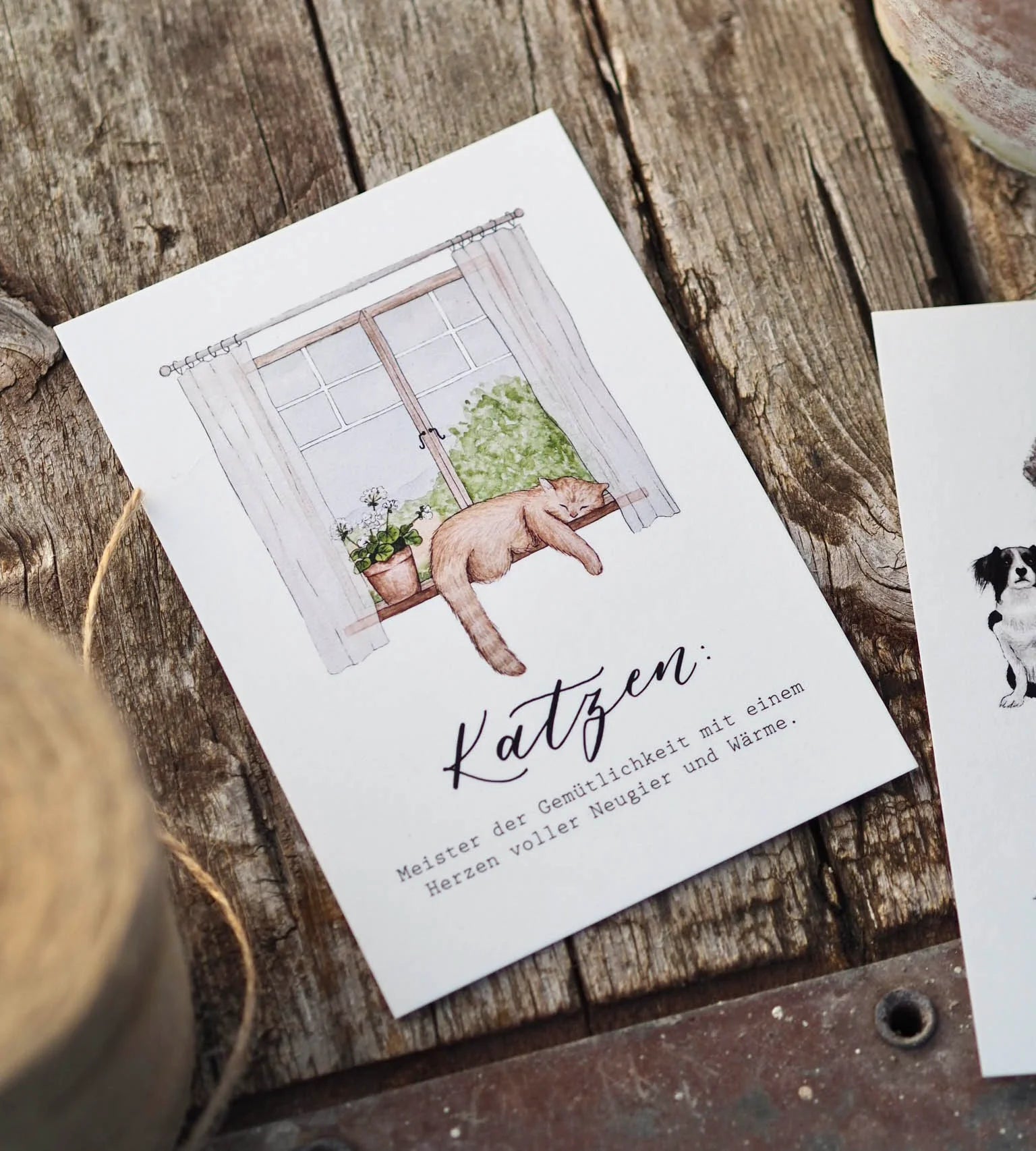Postkarte KATZENLIEBE