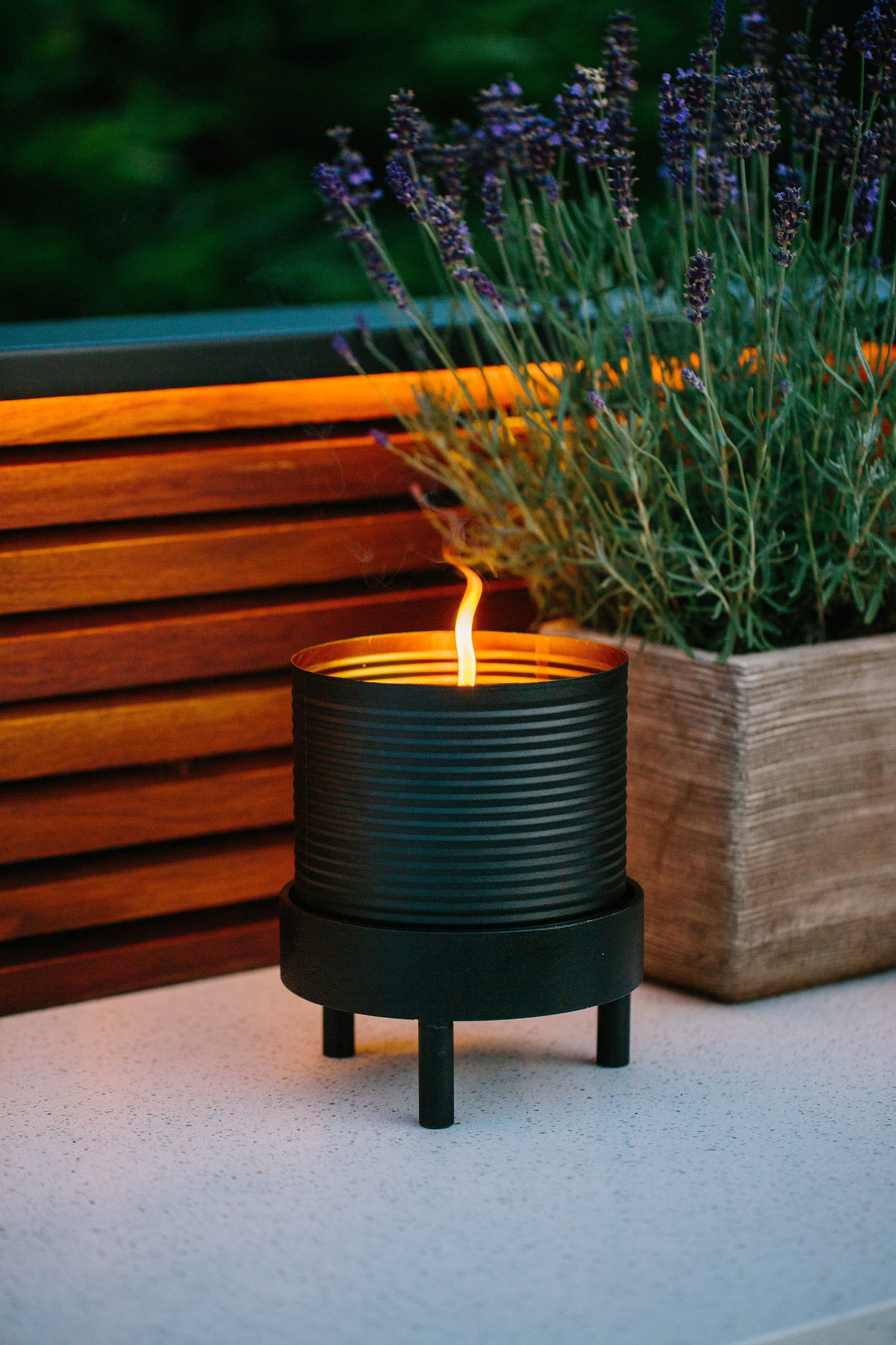 Halter für Outdoorkerze