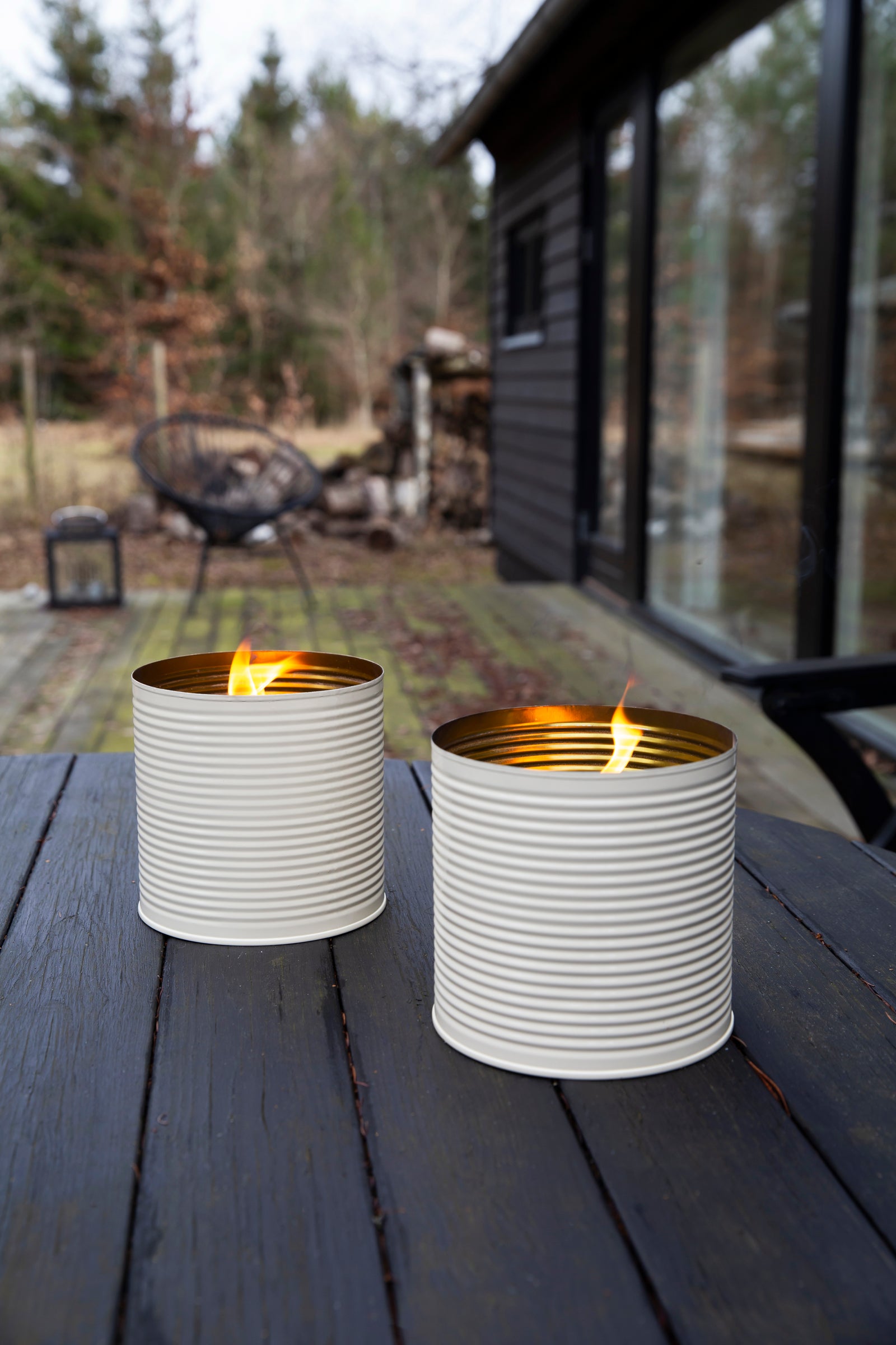 Outdoor - Kerze | Weiss