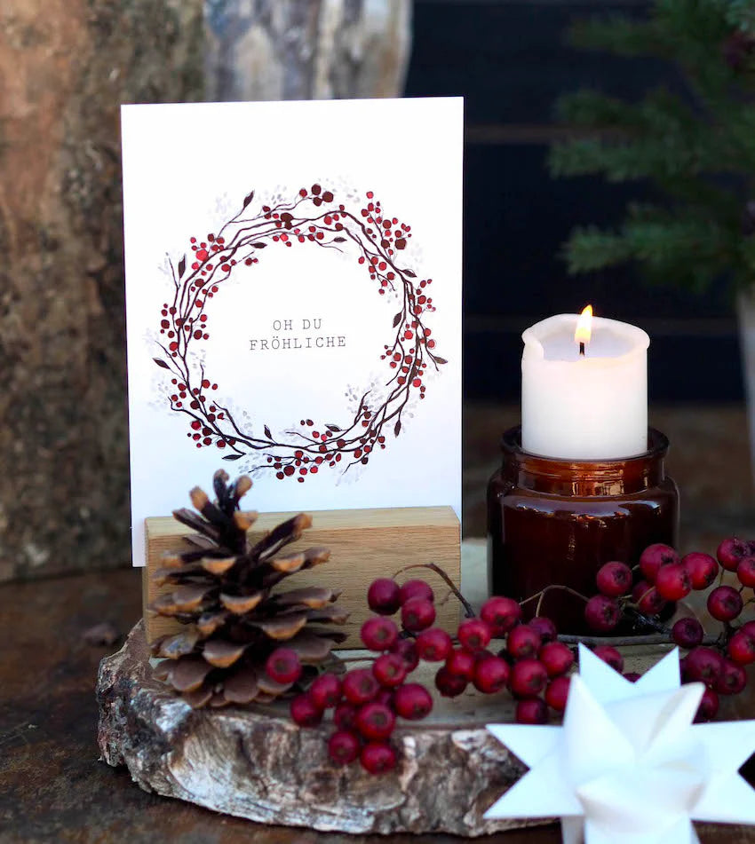 Postkarte OH DU FRÖHLICHE