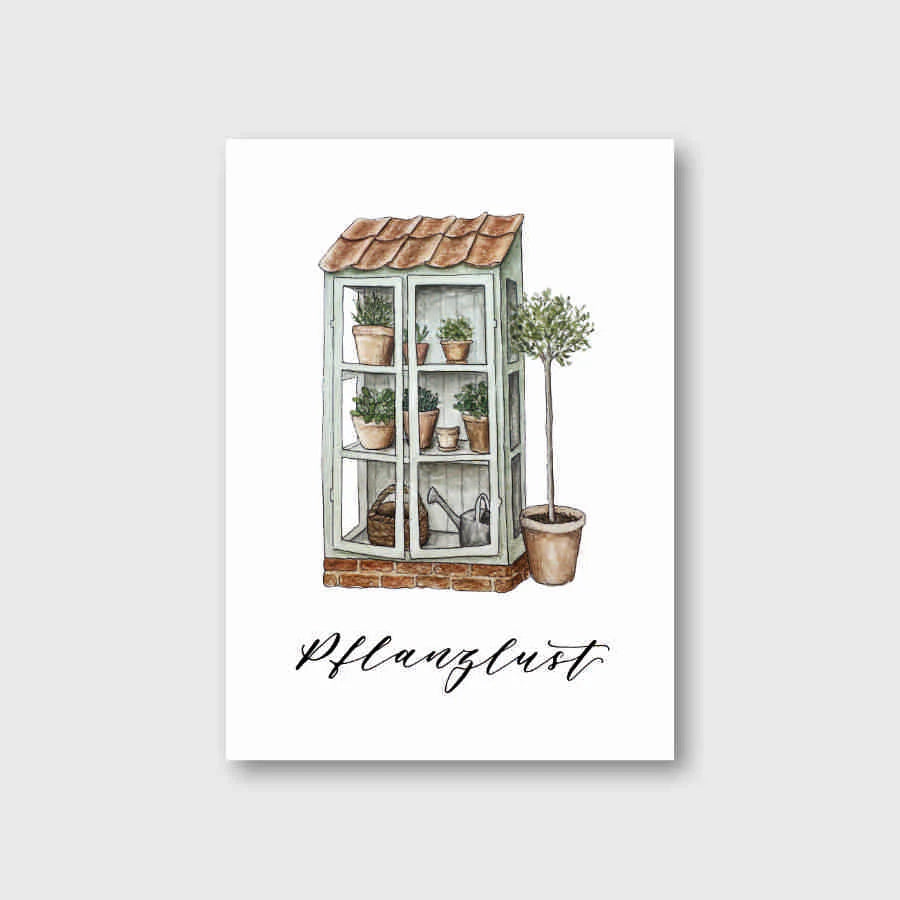 Postkarte PFLANZLUST