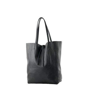 Ledershopper BLACK