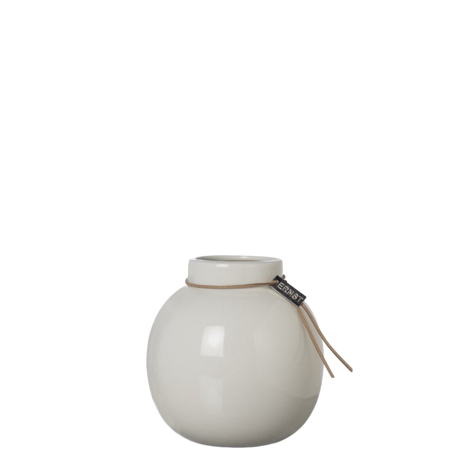 Kugelvase WEISS | 14 cm