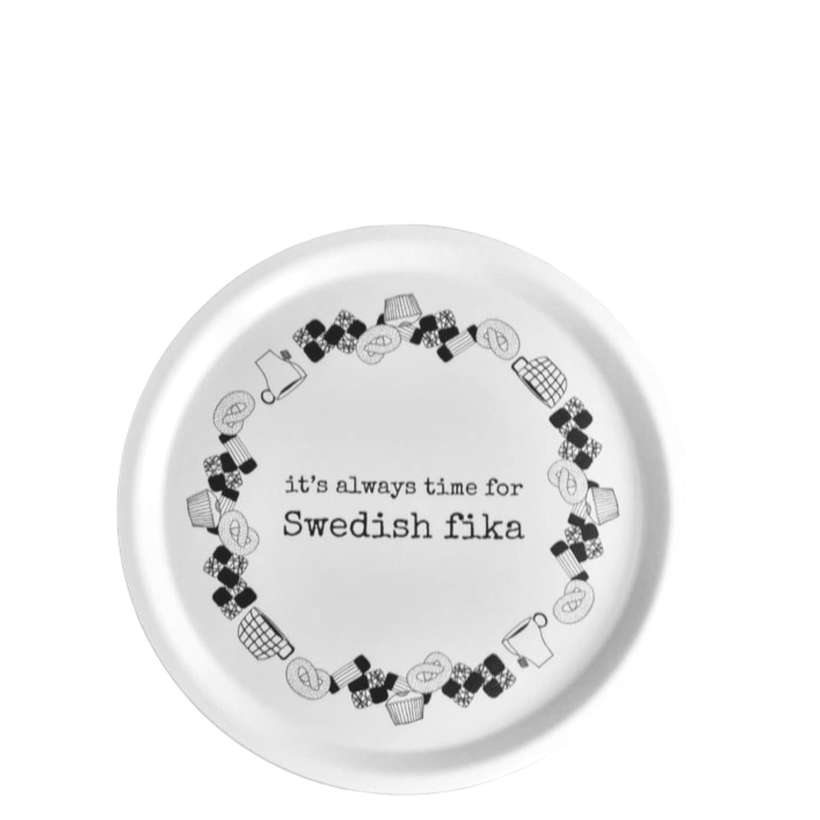 Serviertablett SWEDISH FIKA | Ø: 31 cm