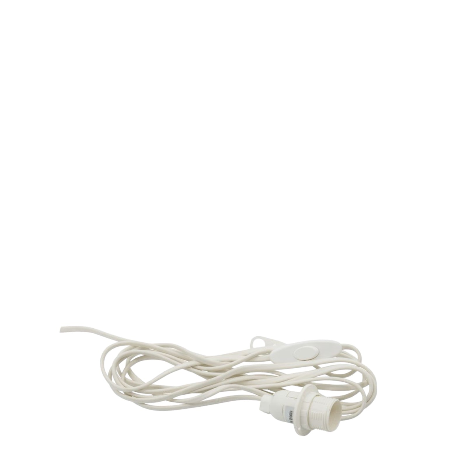 Lampenfassung BURSA mit Stecker  | Weiss