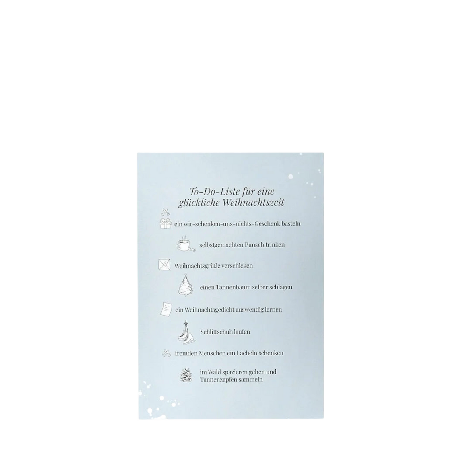 Postkarte | TO DO LISTE FÜR...