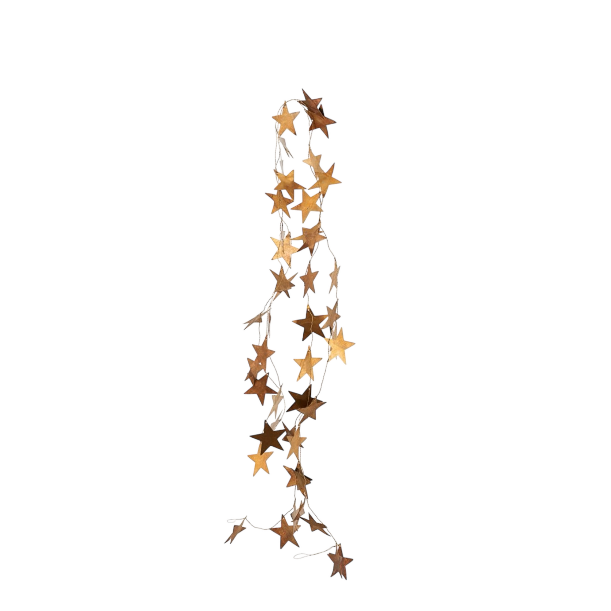 Girlande STARS 250cm gold