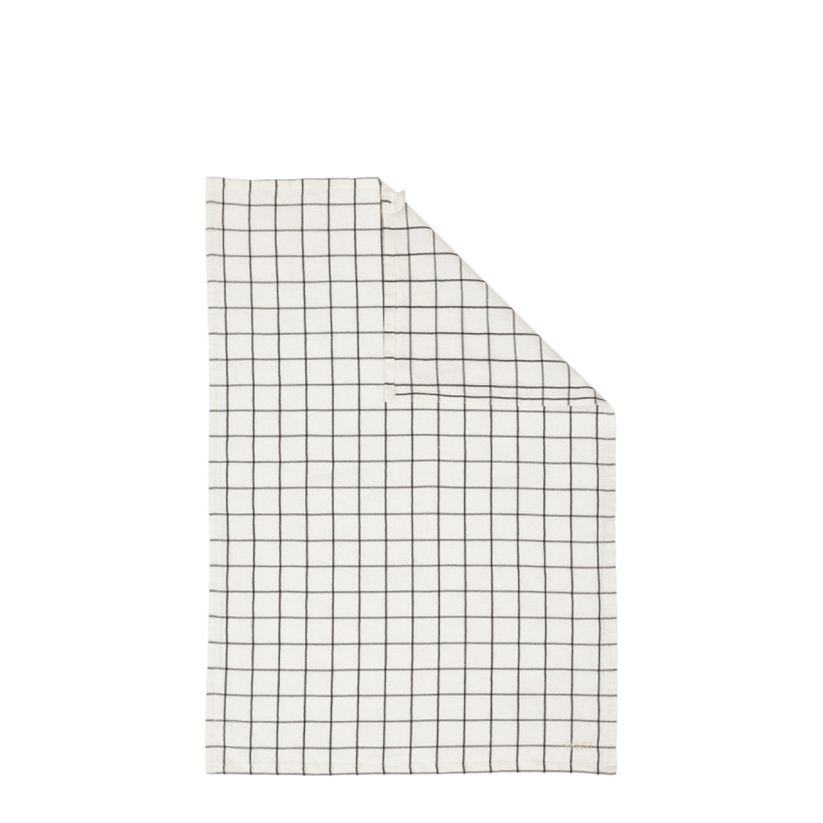 Geschirrtuch RUTA | Dunkelbraun - Weiss