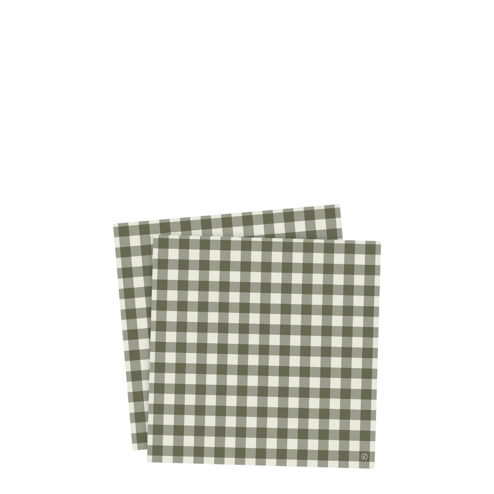 Papierservietten KARO | Grün