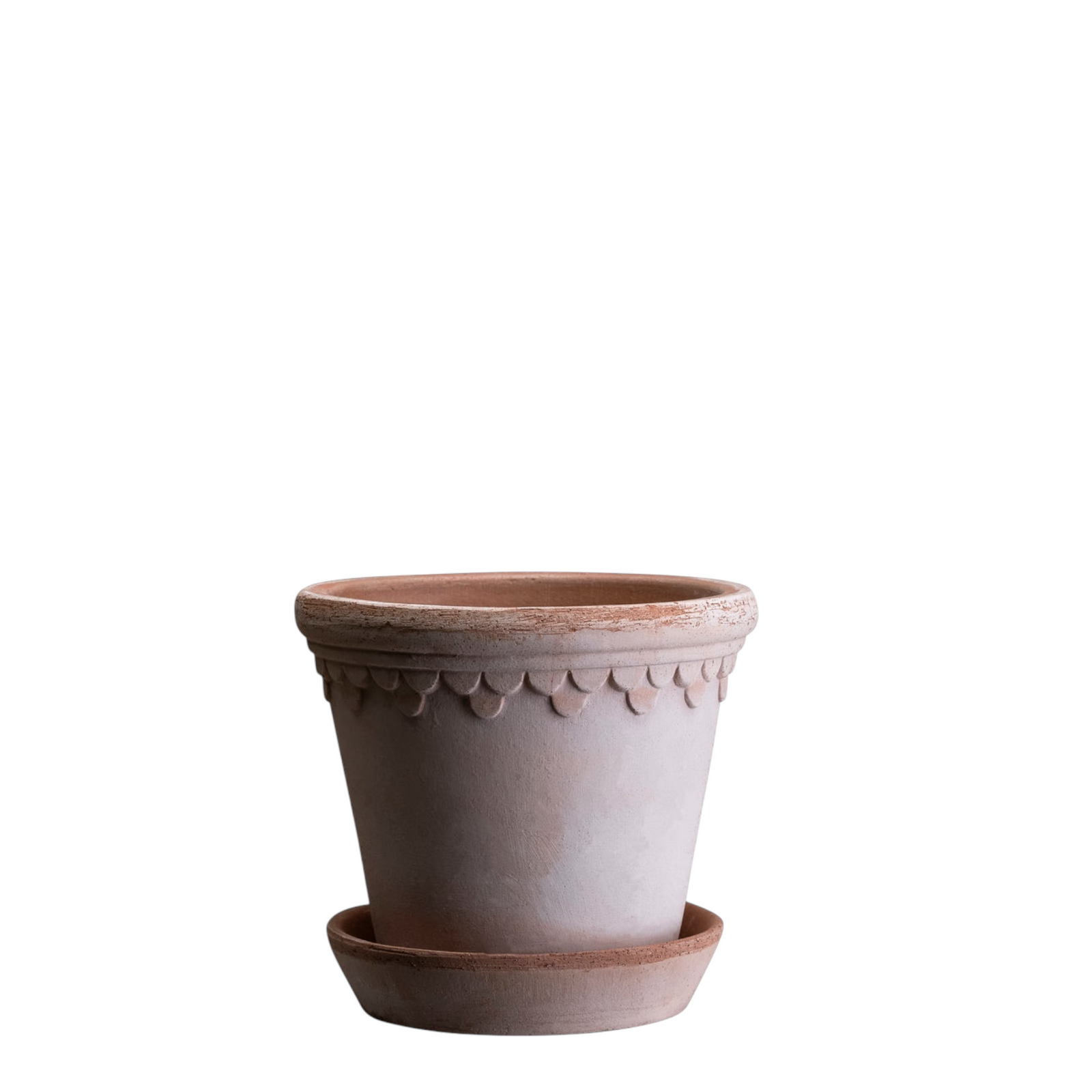 Blumentopf mit Unterteller Københavner | Rosa Ø: 10 cm