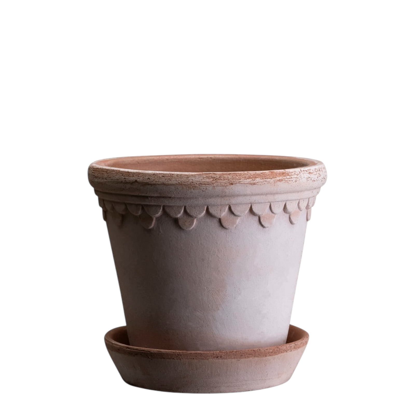 Blumentopf mit Unterteller Københavner | Rosa Ø: 18 cm