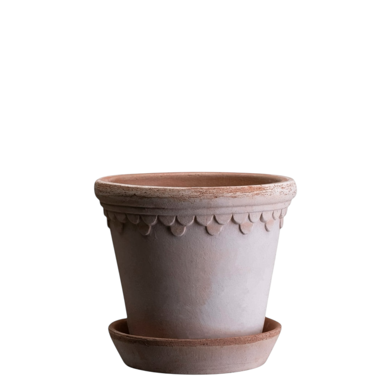 Blumentopf mit Unterteller Københavner | Rosa Ø: 14 cm