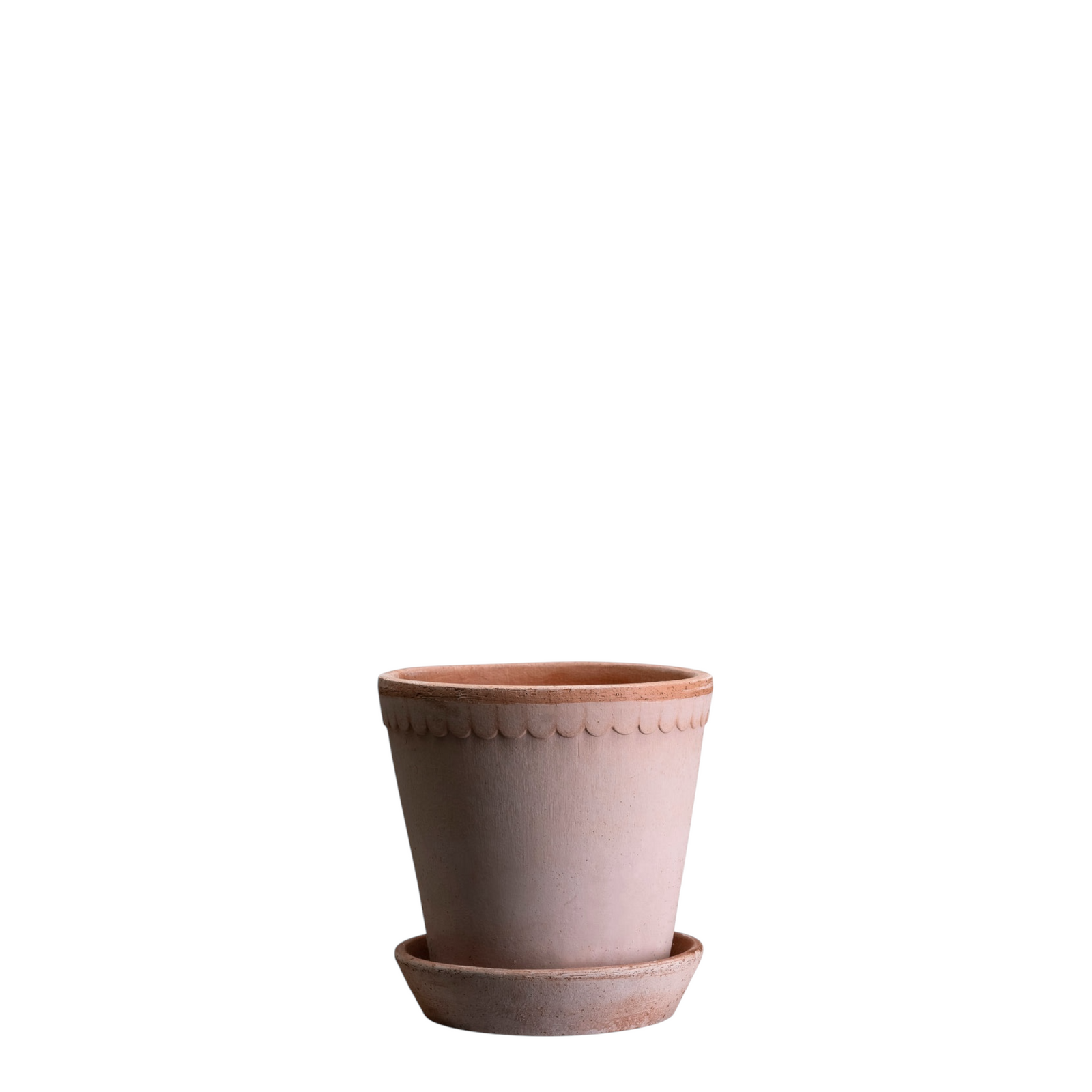 Blumentopf mit Unterteller Helena | Rosa Ø: 8.5 cm