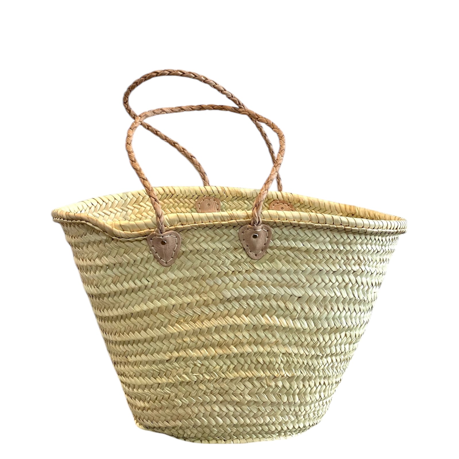 Korbtasche mit Lederhenkel | Extra
