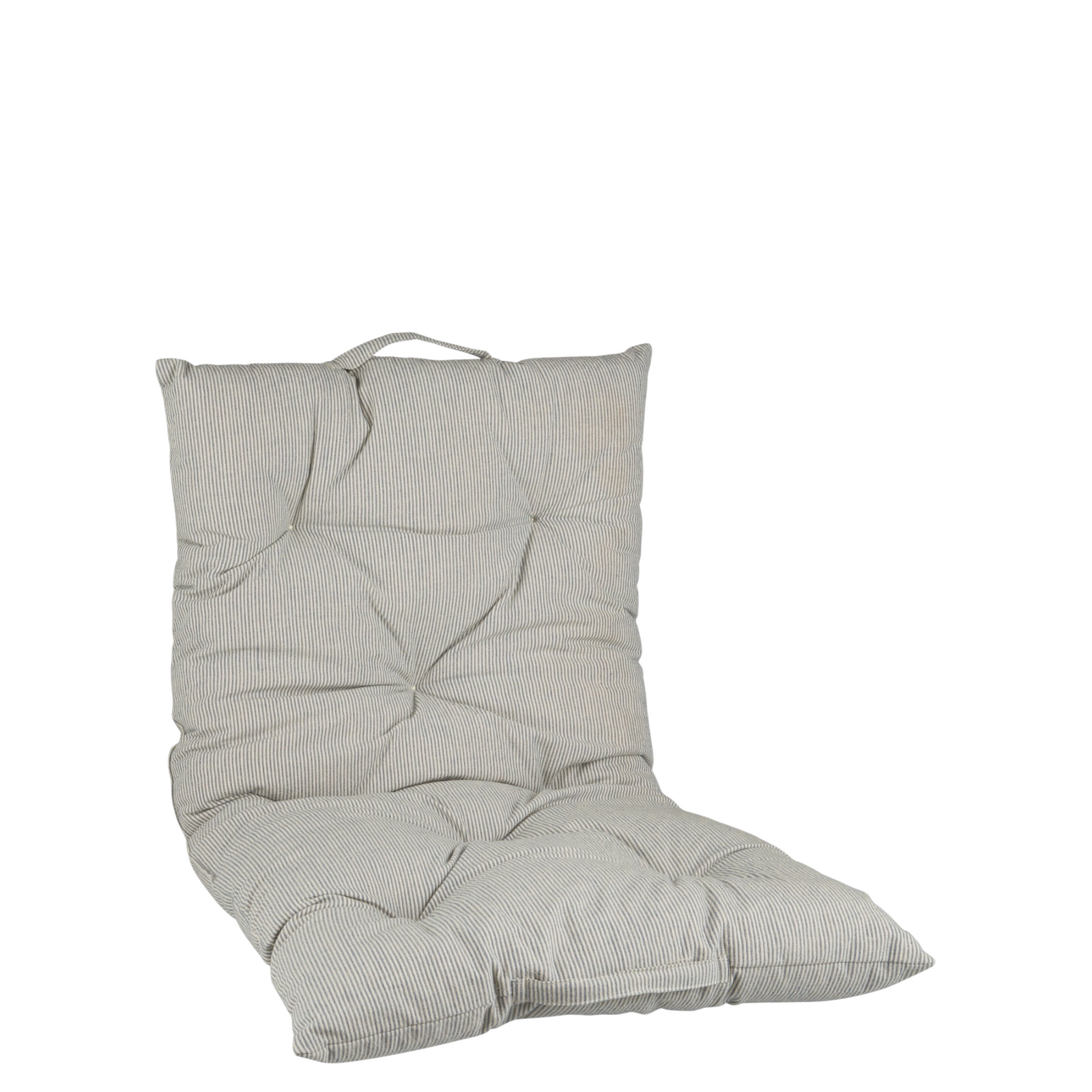 Sitzkissen CHARLIE | blau-gestreift - 40%