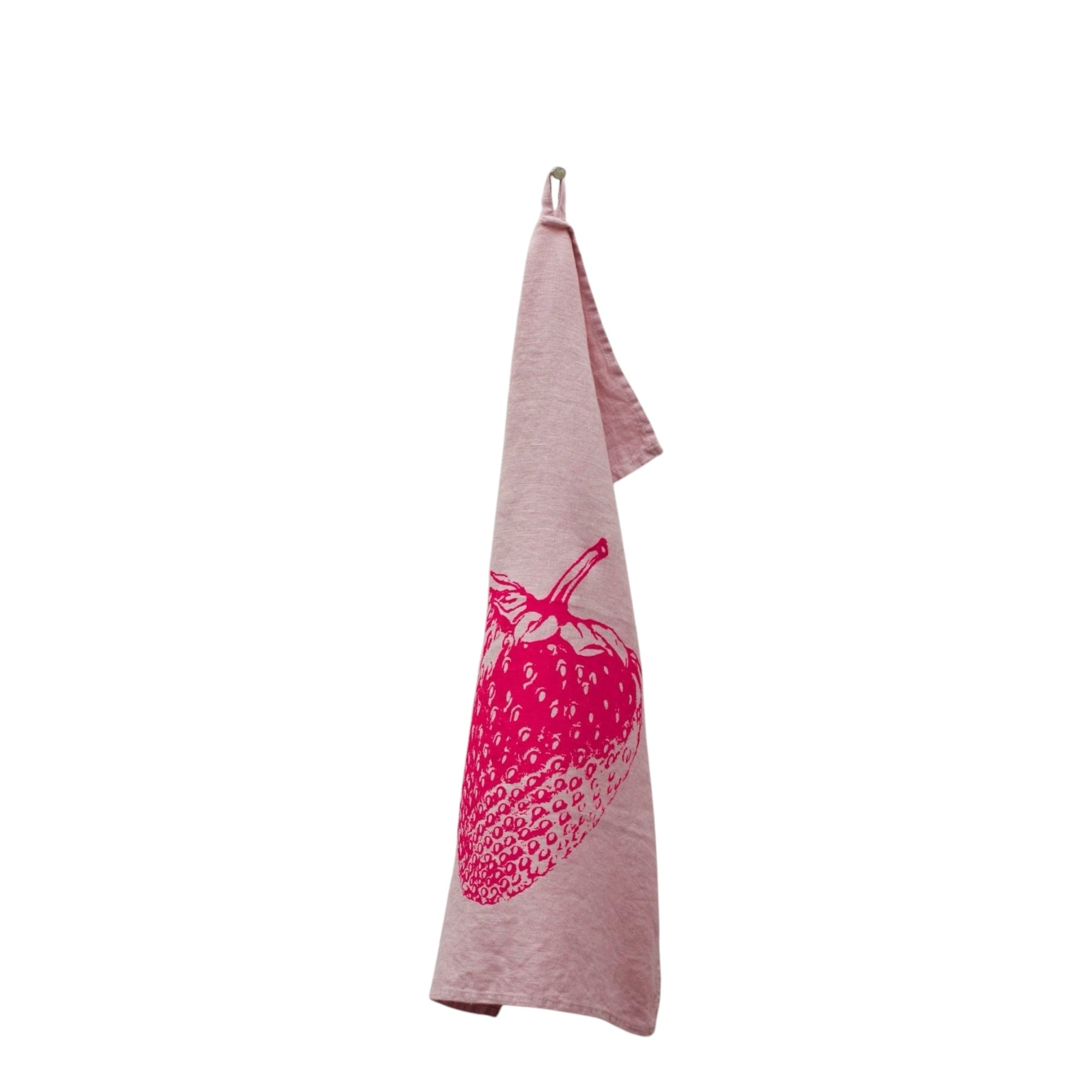 Geschirrtuch ERDBEERE | rosa
