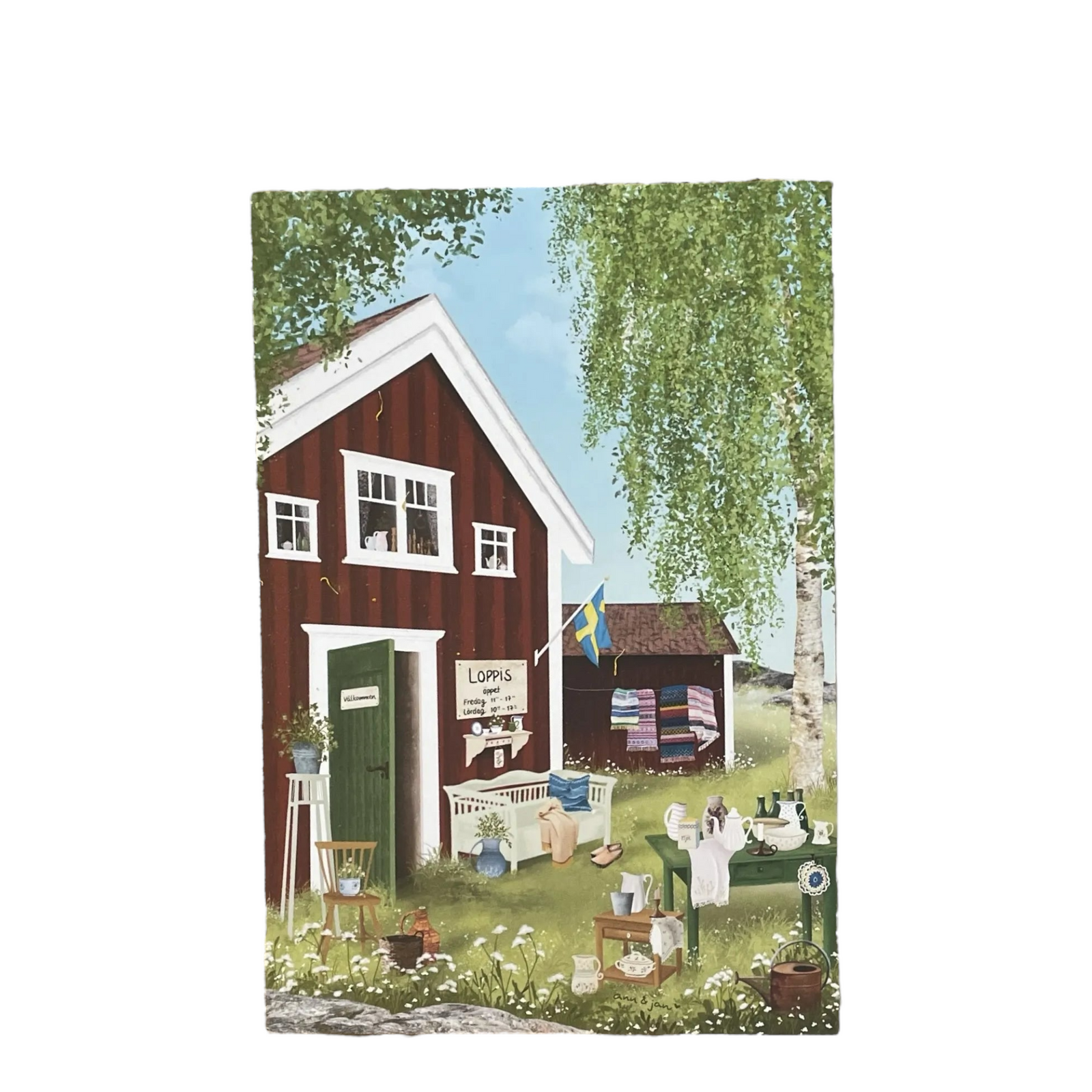 Grosse Postkarte | Loppis öppet