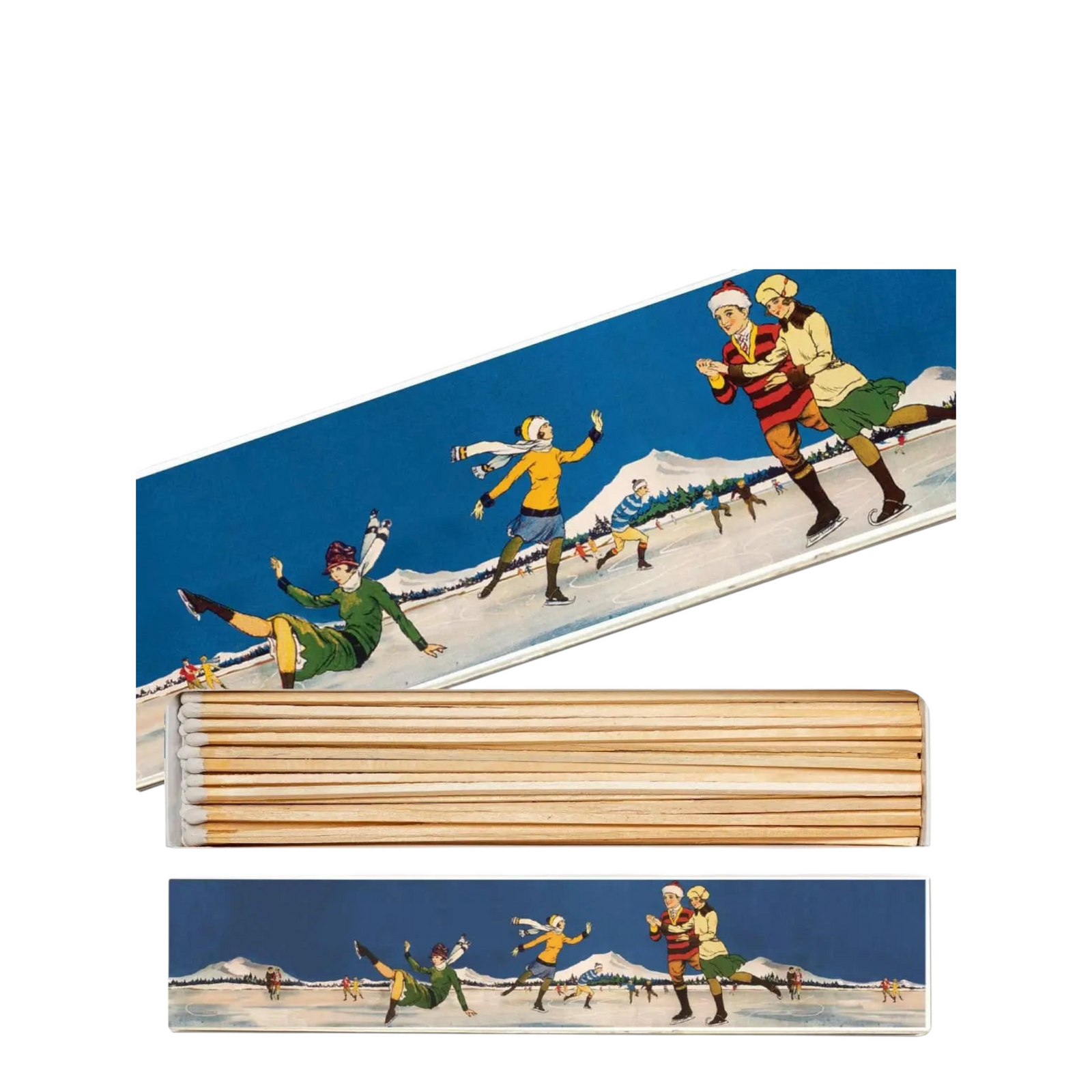 Streichholzschachtel EISLAUF | Lang
