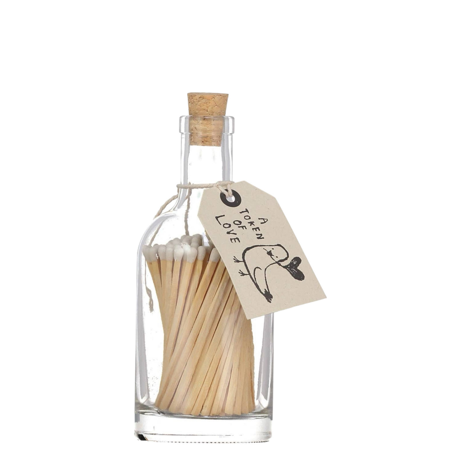 Streichhölzer EIN ZEICHEN DER LIEBE | Glasflasche