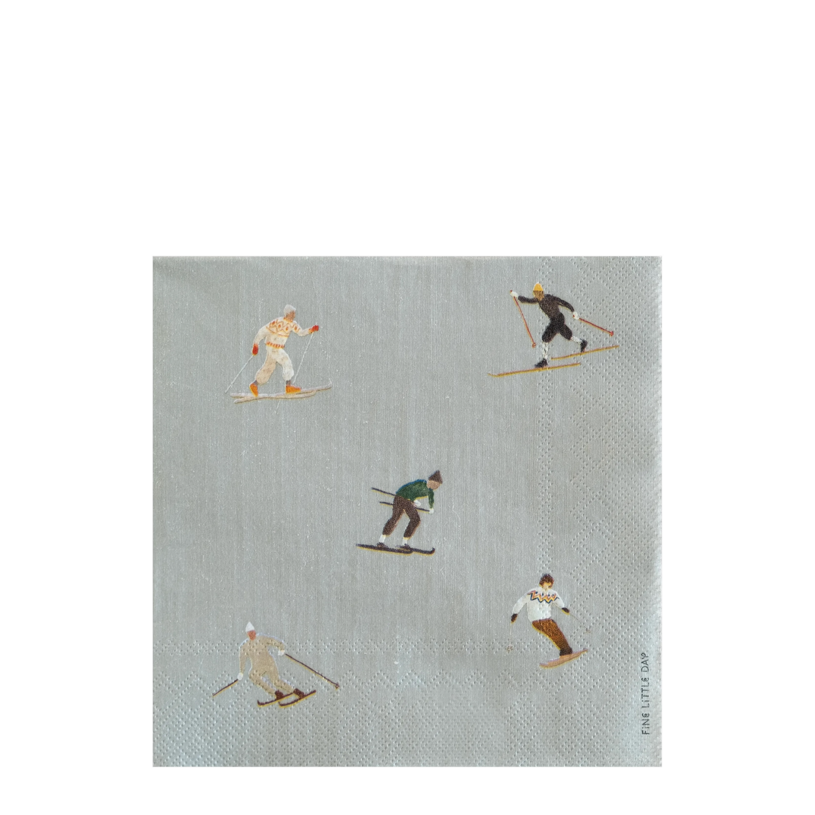 Papierservietten SKIERS  | Grau