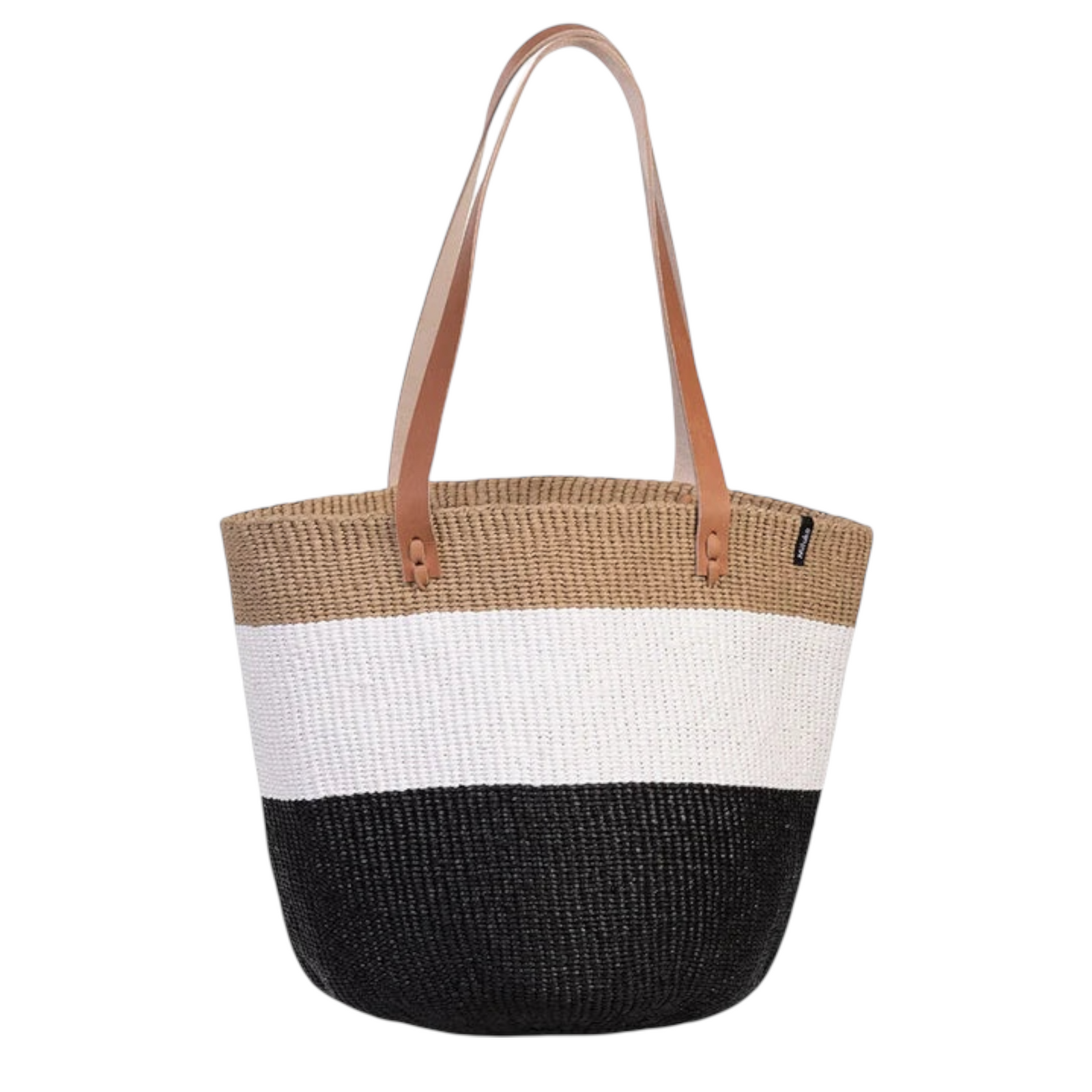 Umhängetasche KIONDO | M Braun / Weiss / Schwarz