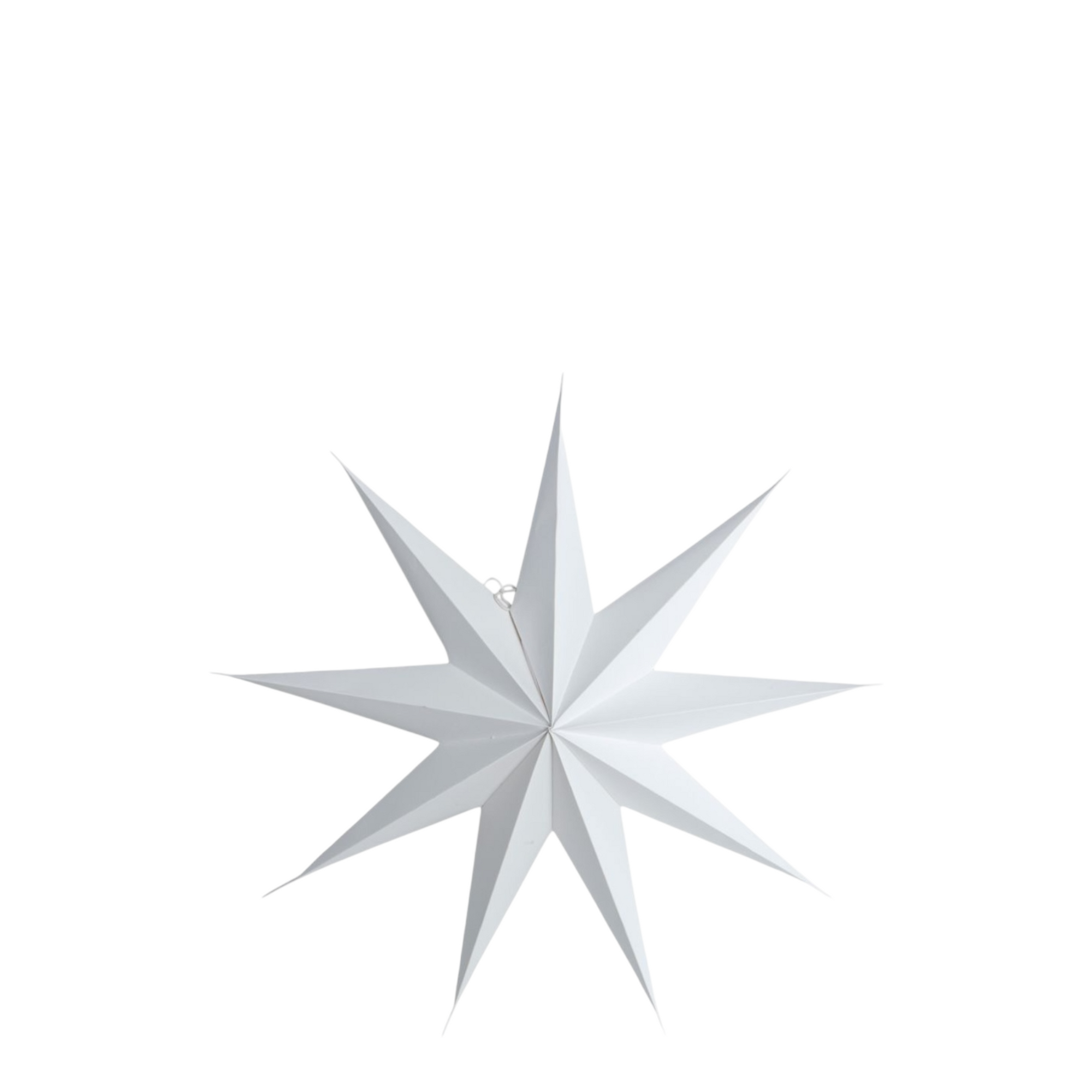 Papierstern WEISS | 45 cm