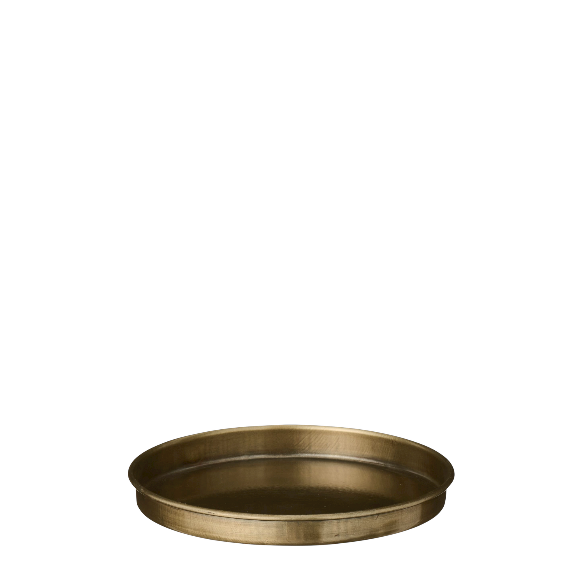 Tablett | Gold Ø: 13 cm