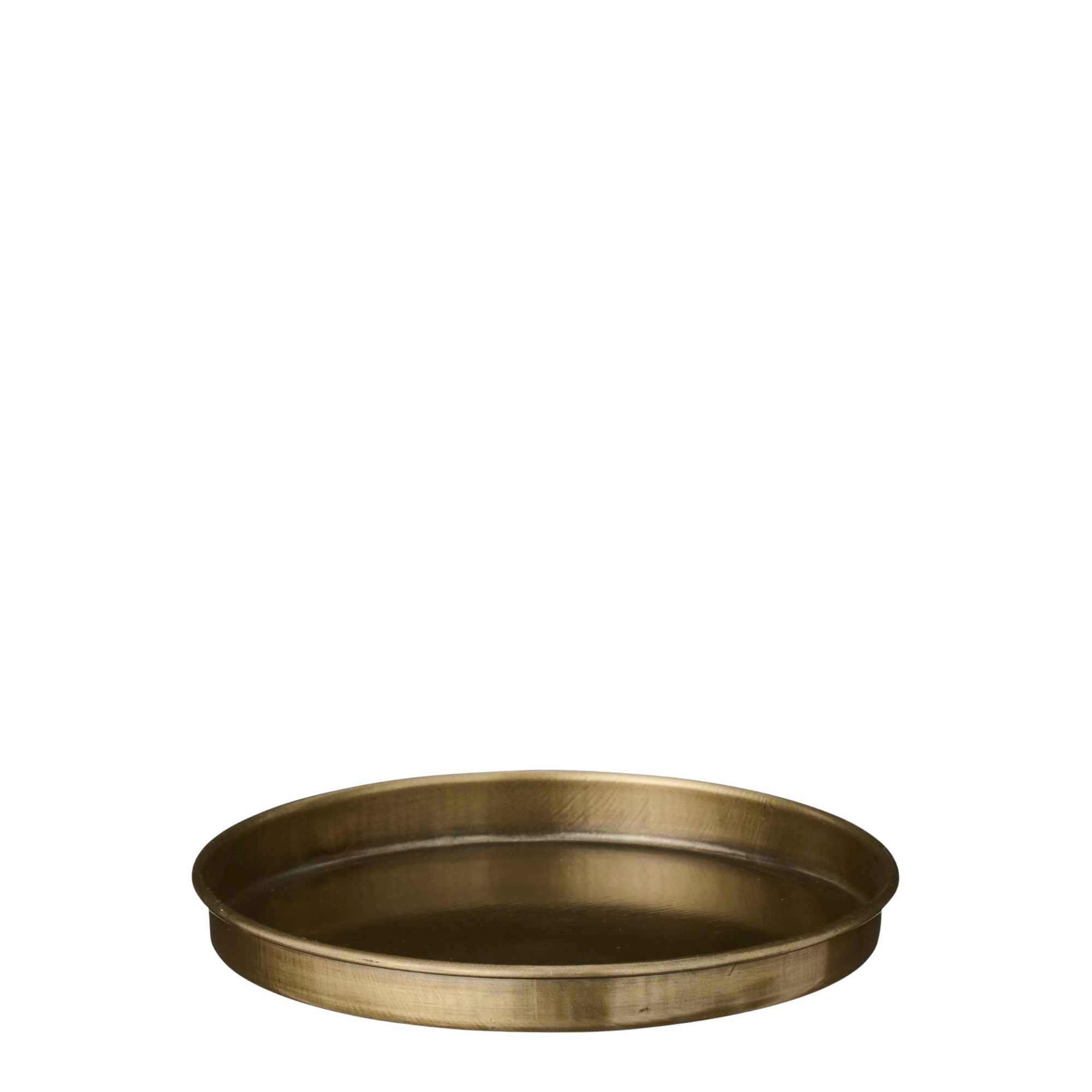 Tablett | Gold Ø: 15.7 cm