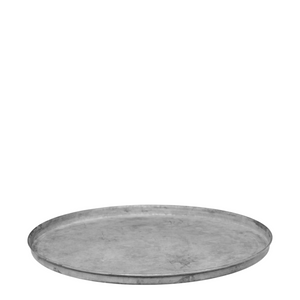 Tablett | Zink Ø: 35.5 cm