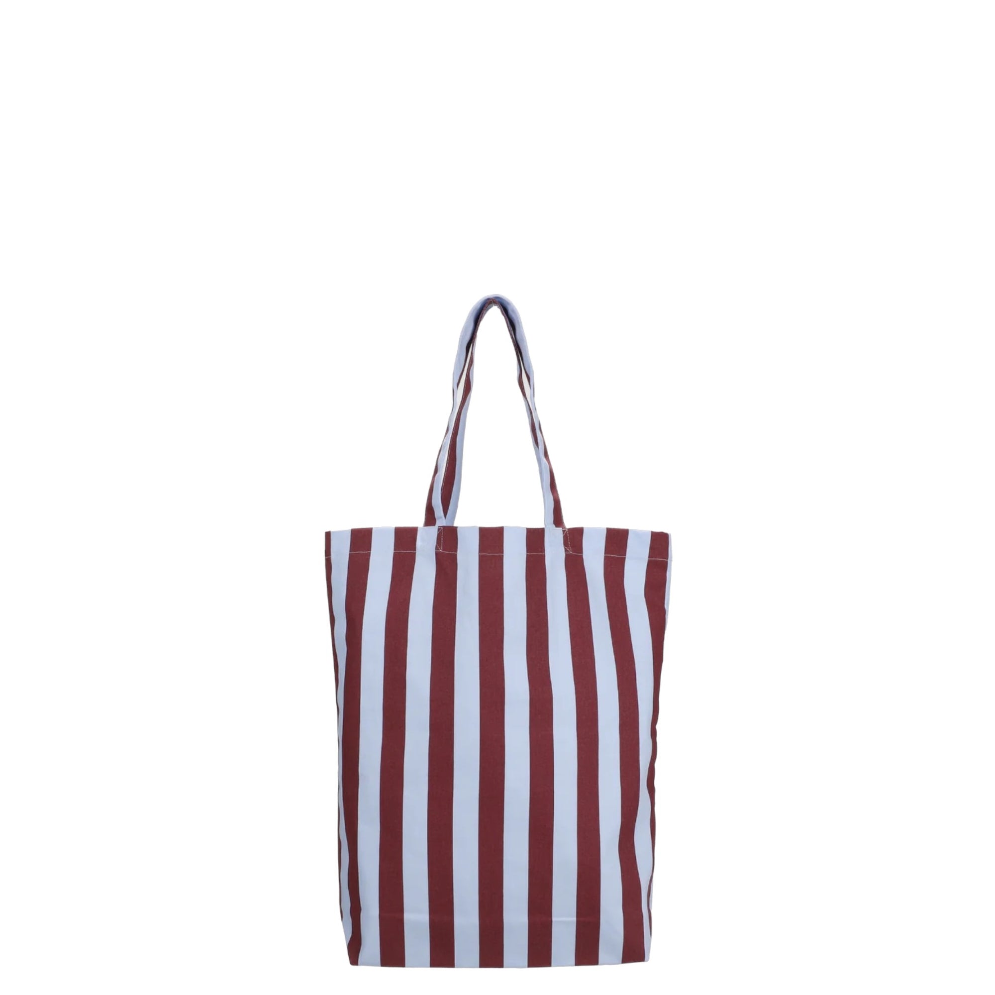 Baumwolltasche STREIFEN | Himmelblau - Feige