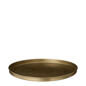 Tablett | Gold Ø: 22 cm